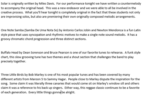 Jazz Notes